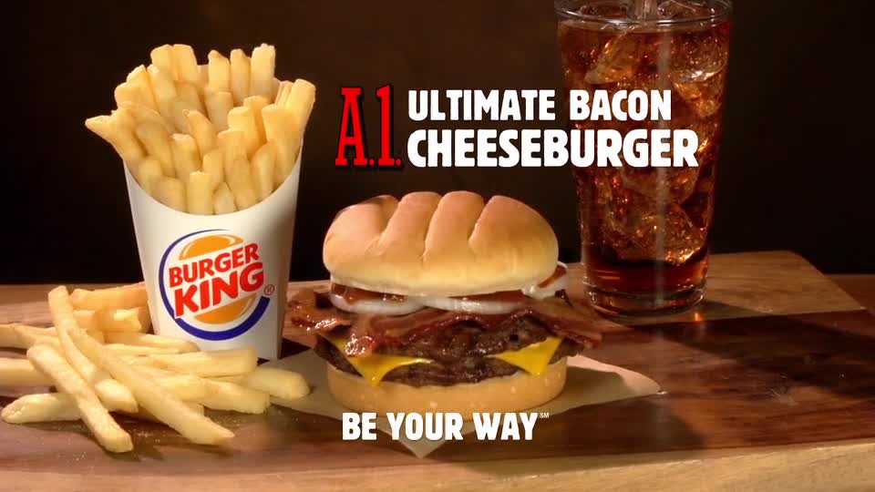 Burger King live action shoot for the A-1 Ultimate cheeseburger.  This was a SAG commercial shot in Florida.  With a Great food stylist and crew makes it a great production.