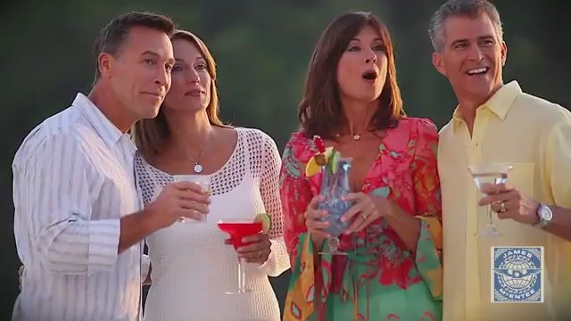 2 couples out and about golfing, eating and drinking
