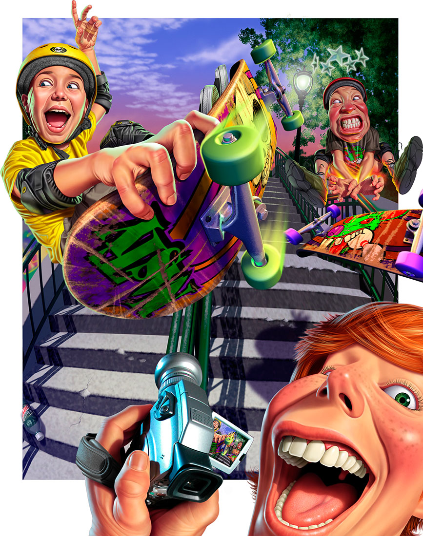 Skateboarders