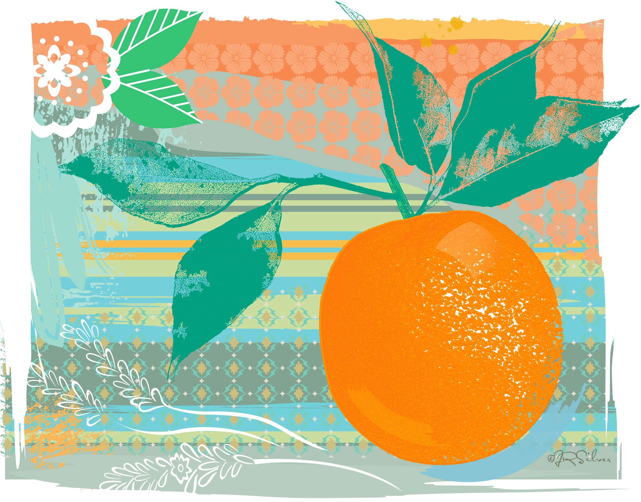 Licensed food art prints for Ad Lines.