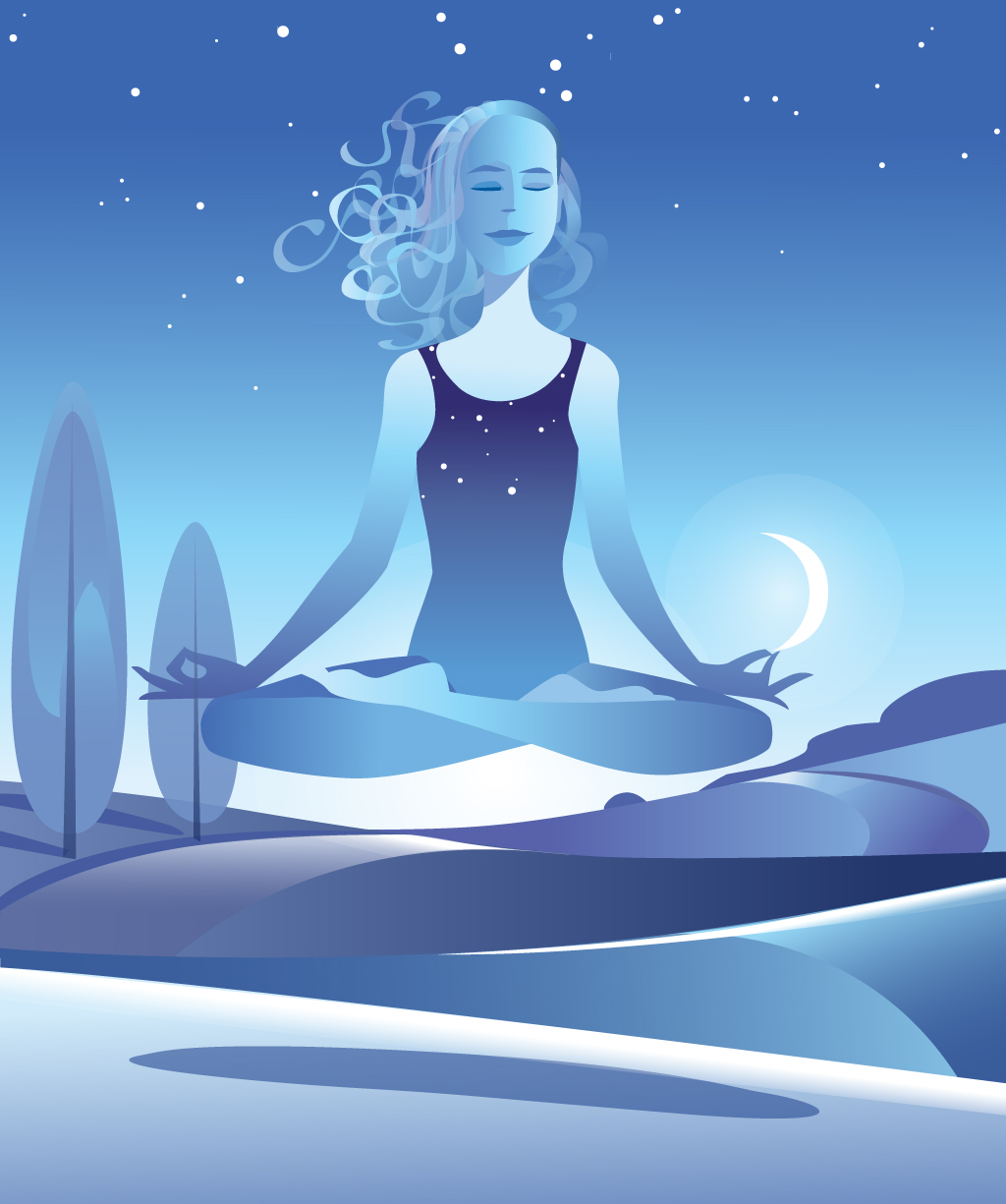 Lotus position Yoga