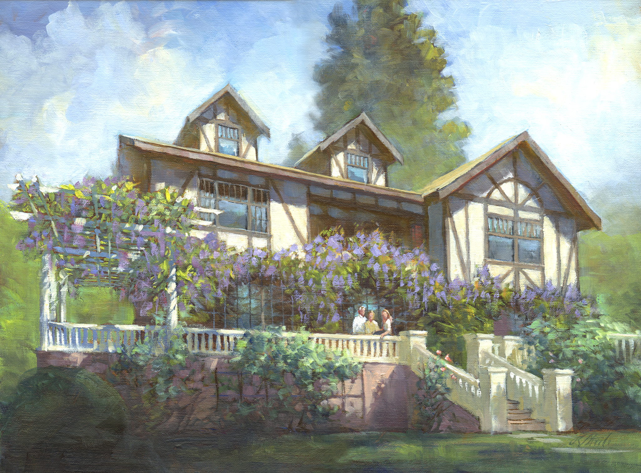 A house portrait
