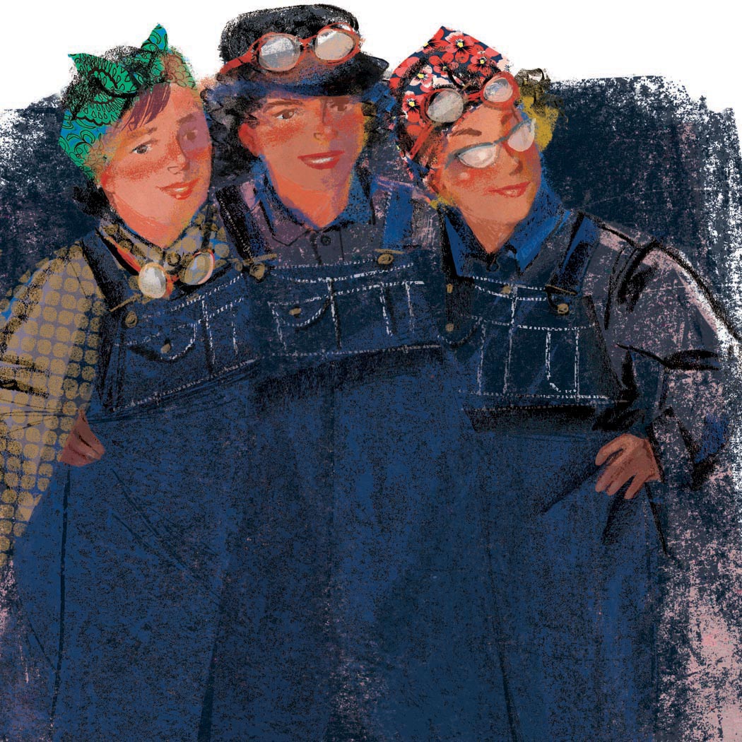 Editorial illustration about working women.