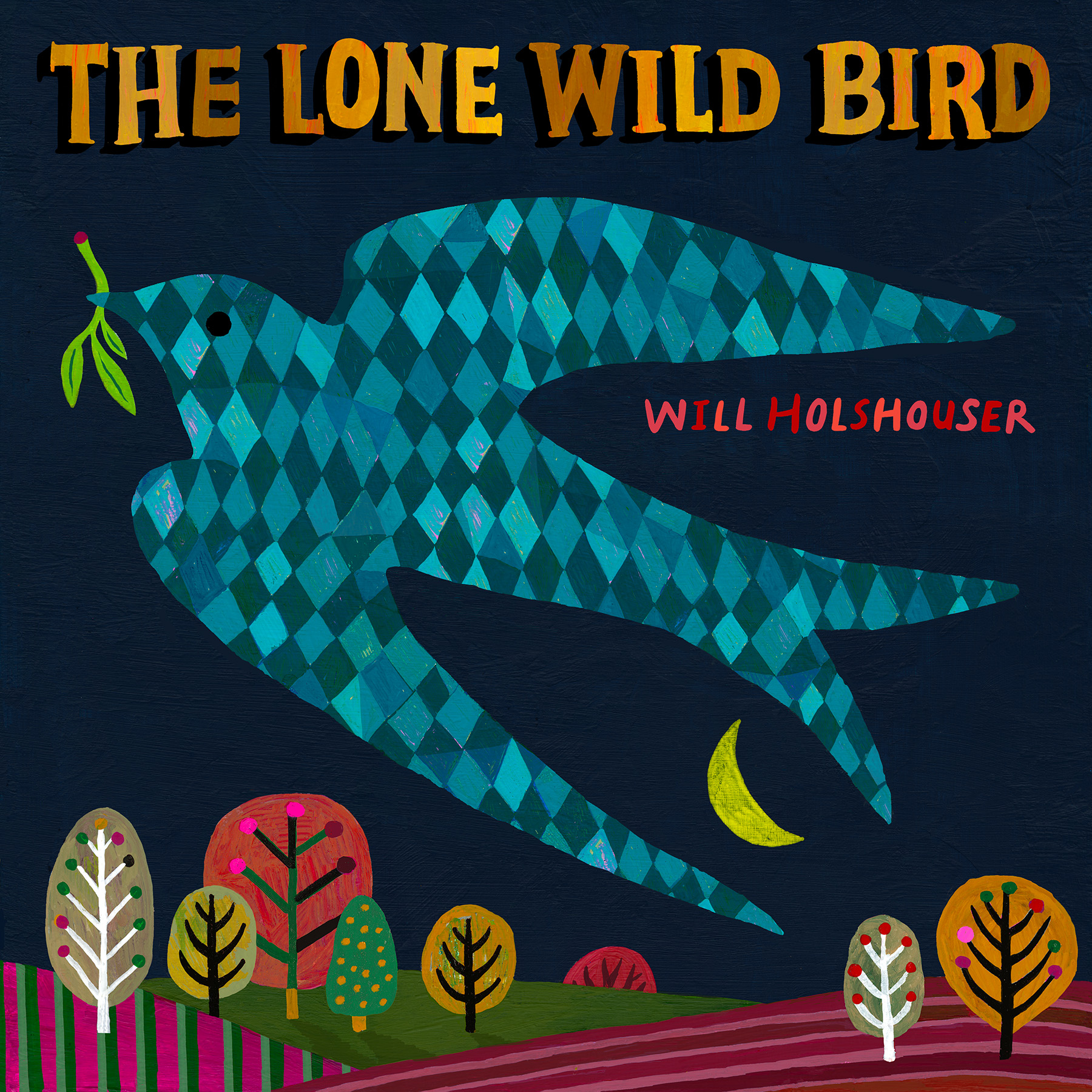 'The Lone Wild Bird' album cover for Will Holshouser
* Communication Arts Illustration Annual shortlist