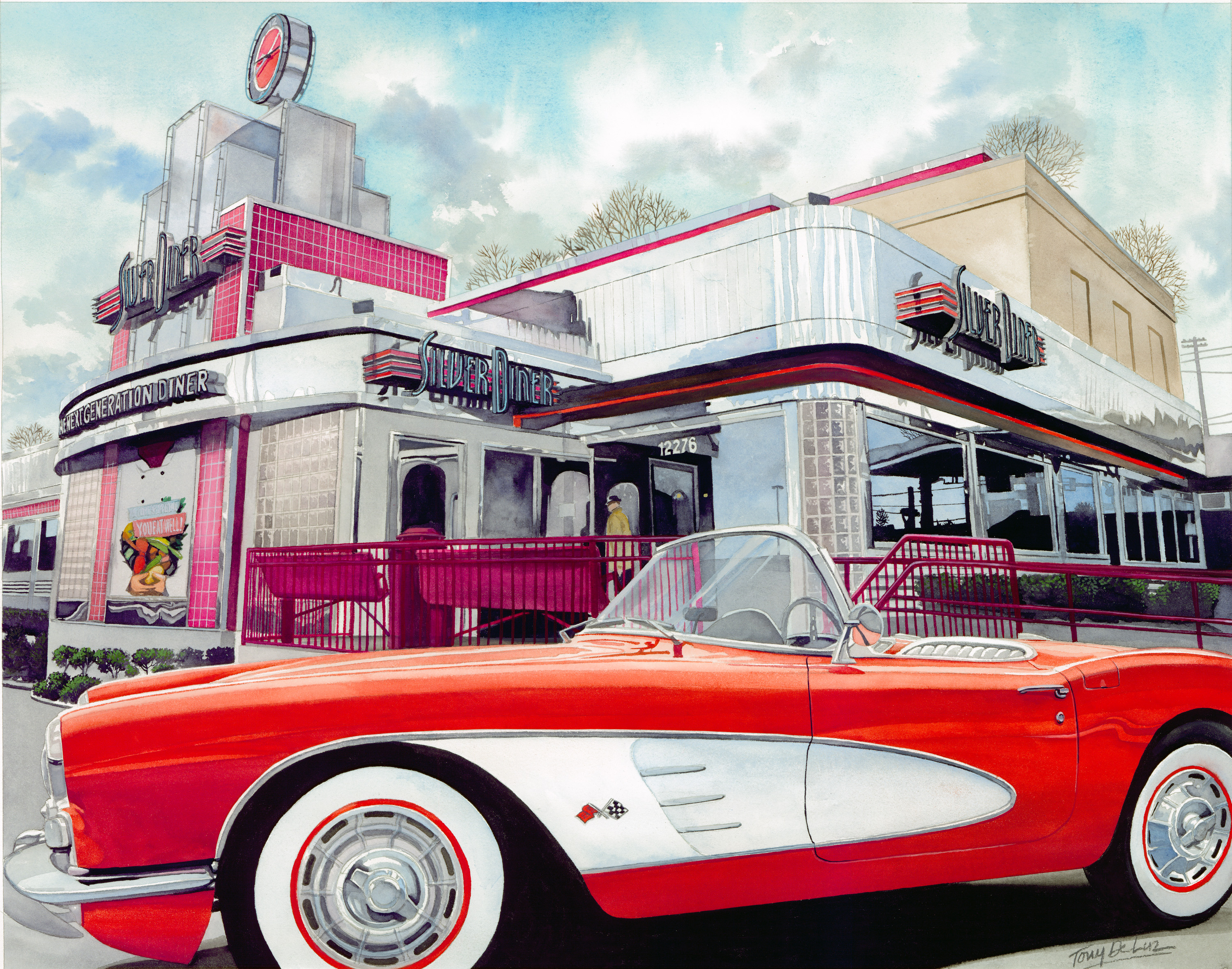 ©Tony De Luz.  Private commission from the artist's painterly Americana collection.
