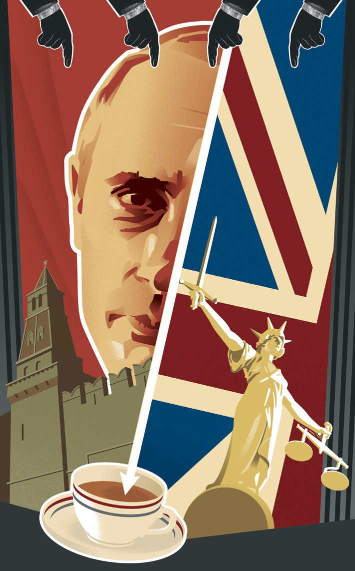 For an article about the poisoning of a Russian spy in London for the NY Times