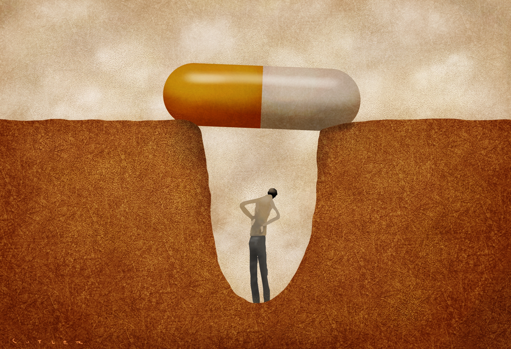 One of a series for article about pain killer addiction in the US