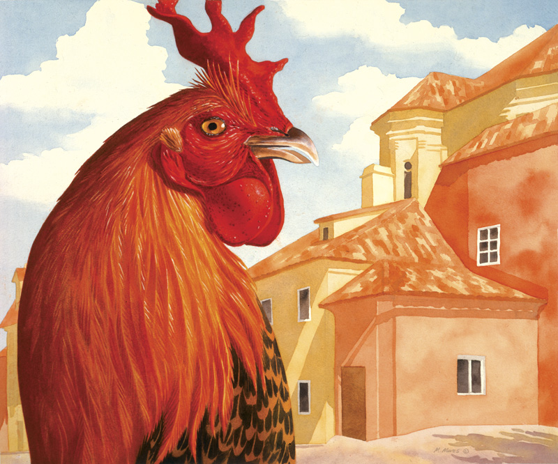 ©Marjorie Muns. From the artist's collection, inspired by a European scene.