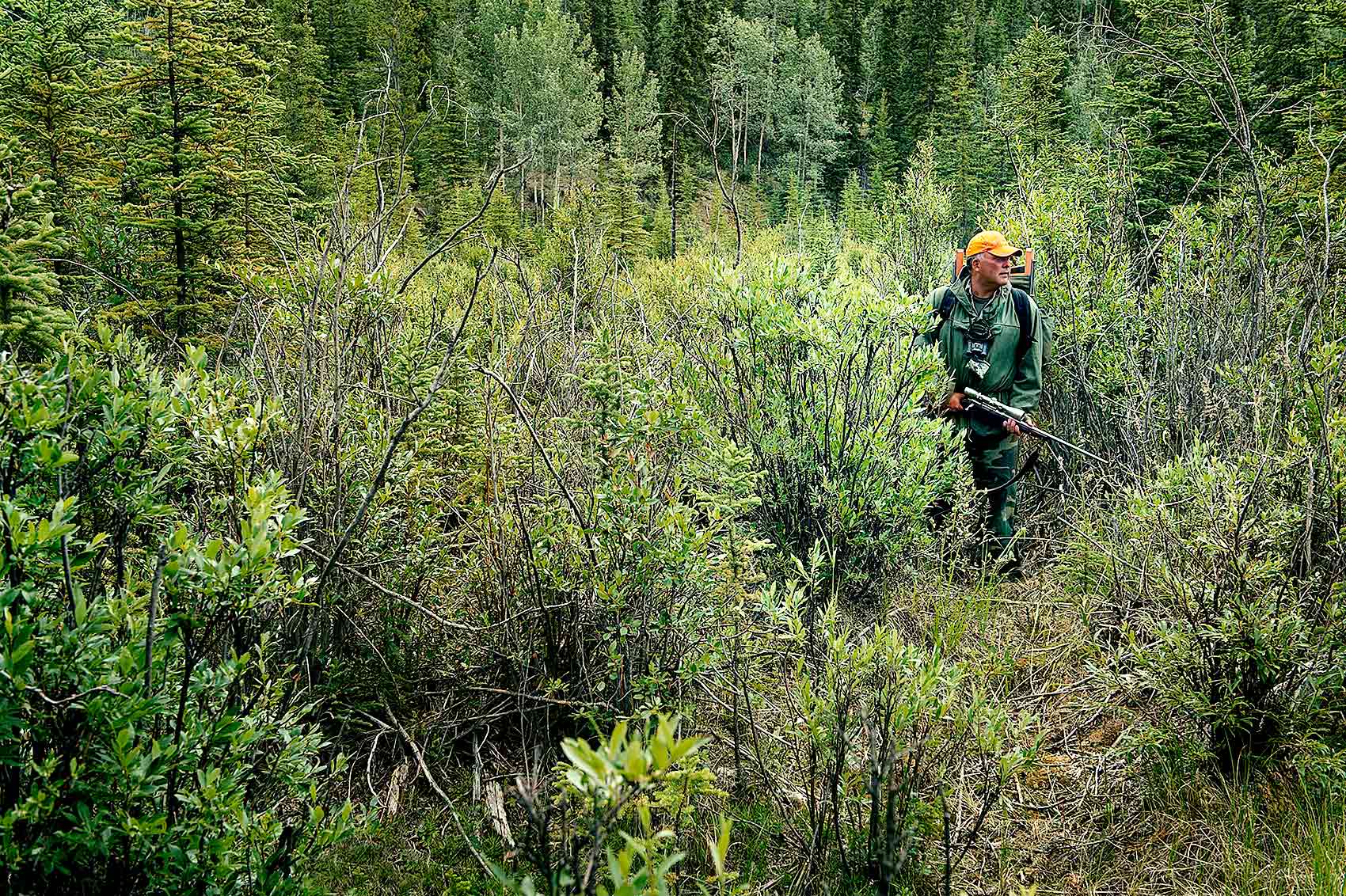 Hunter in the Yukon delta - part of a series 