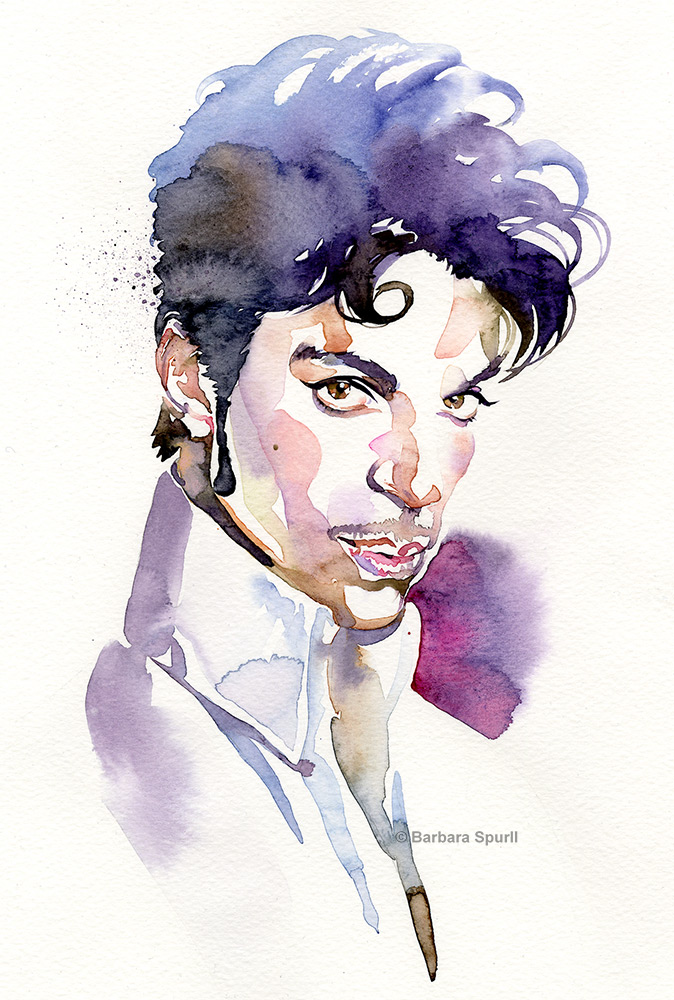 Watercolour portrait