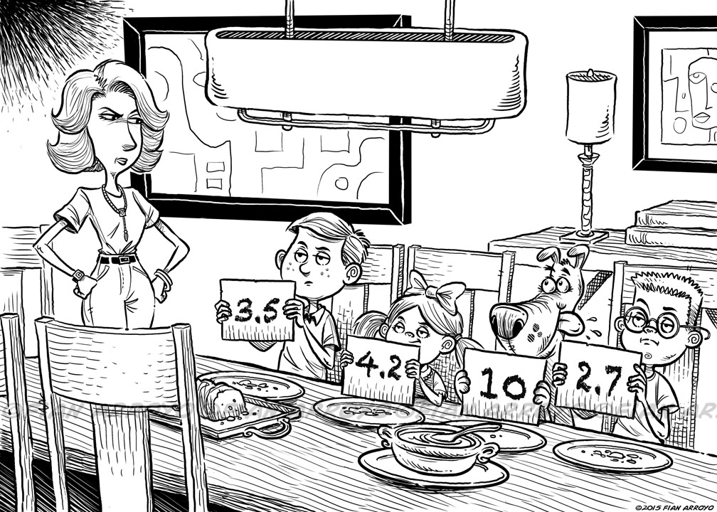 Advertising line art illustration created for a Custom Home Builder mailer created digitally.