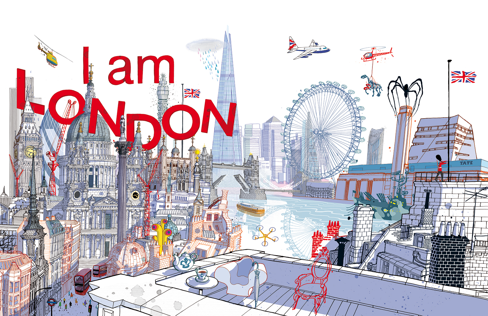 Book cover for "I am London," from the "I am Cities" series published by Moleskine.