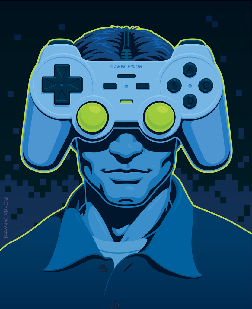 Research indicates that playing video games can improve eyesight