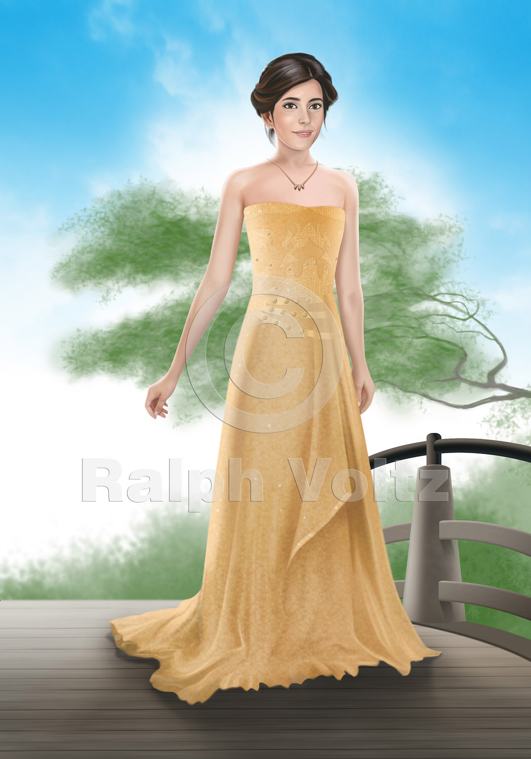 Journey to Rainbow Island character illustration
