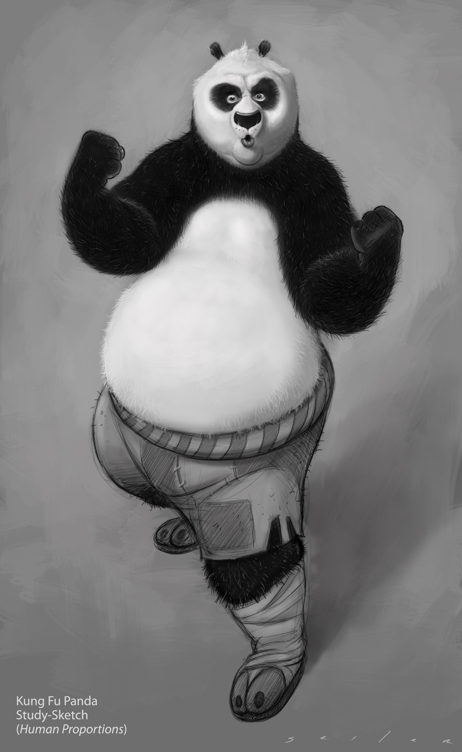 fight sketch