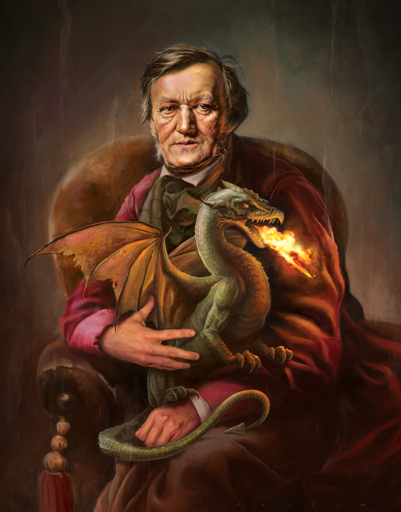 jason seiler, portrait, wagner, dragon, 