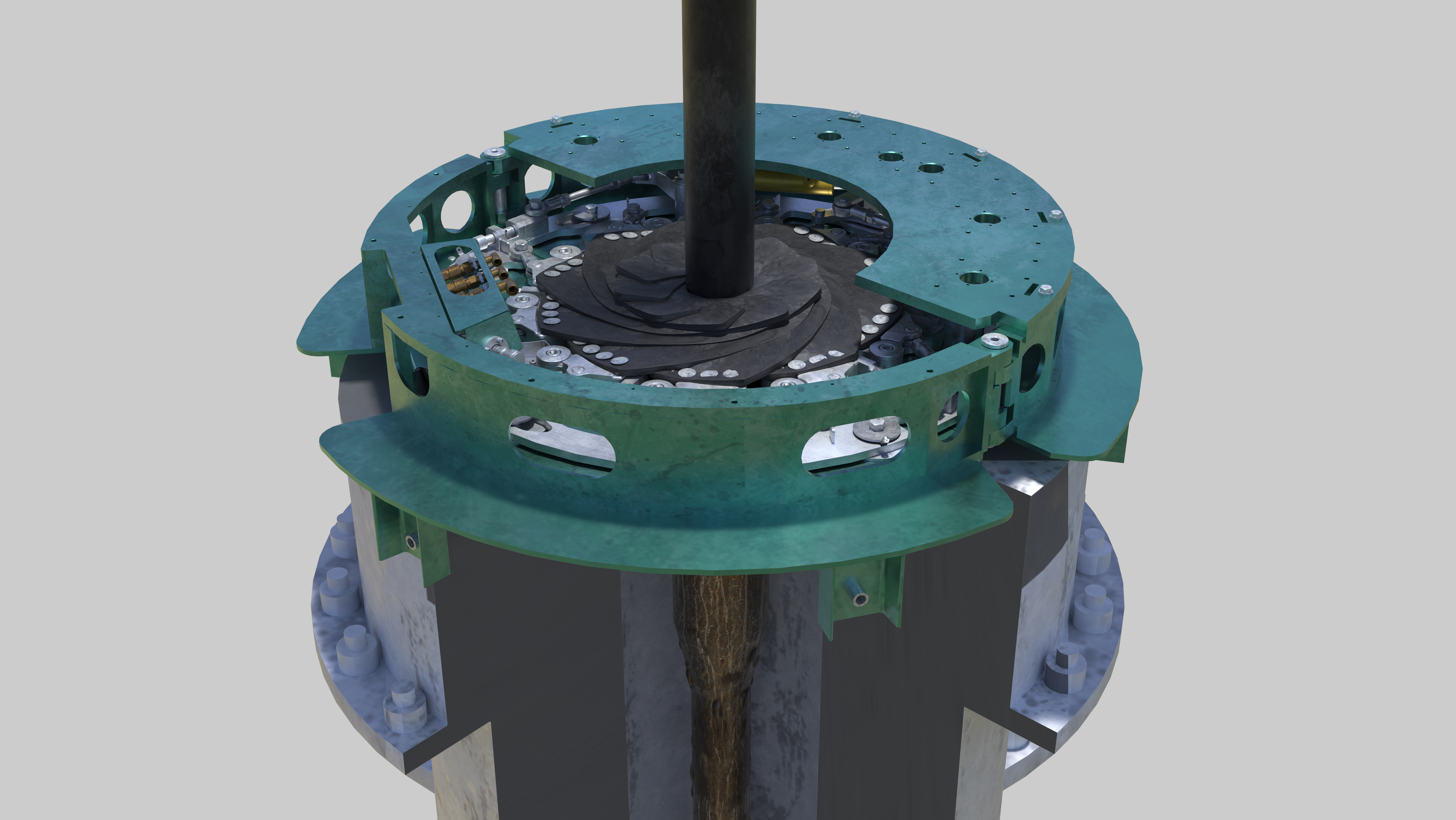 Advanced pipe cleaning tool that integrates multiple technologies to clean-off drill pipe.