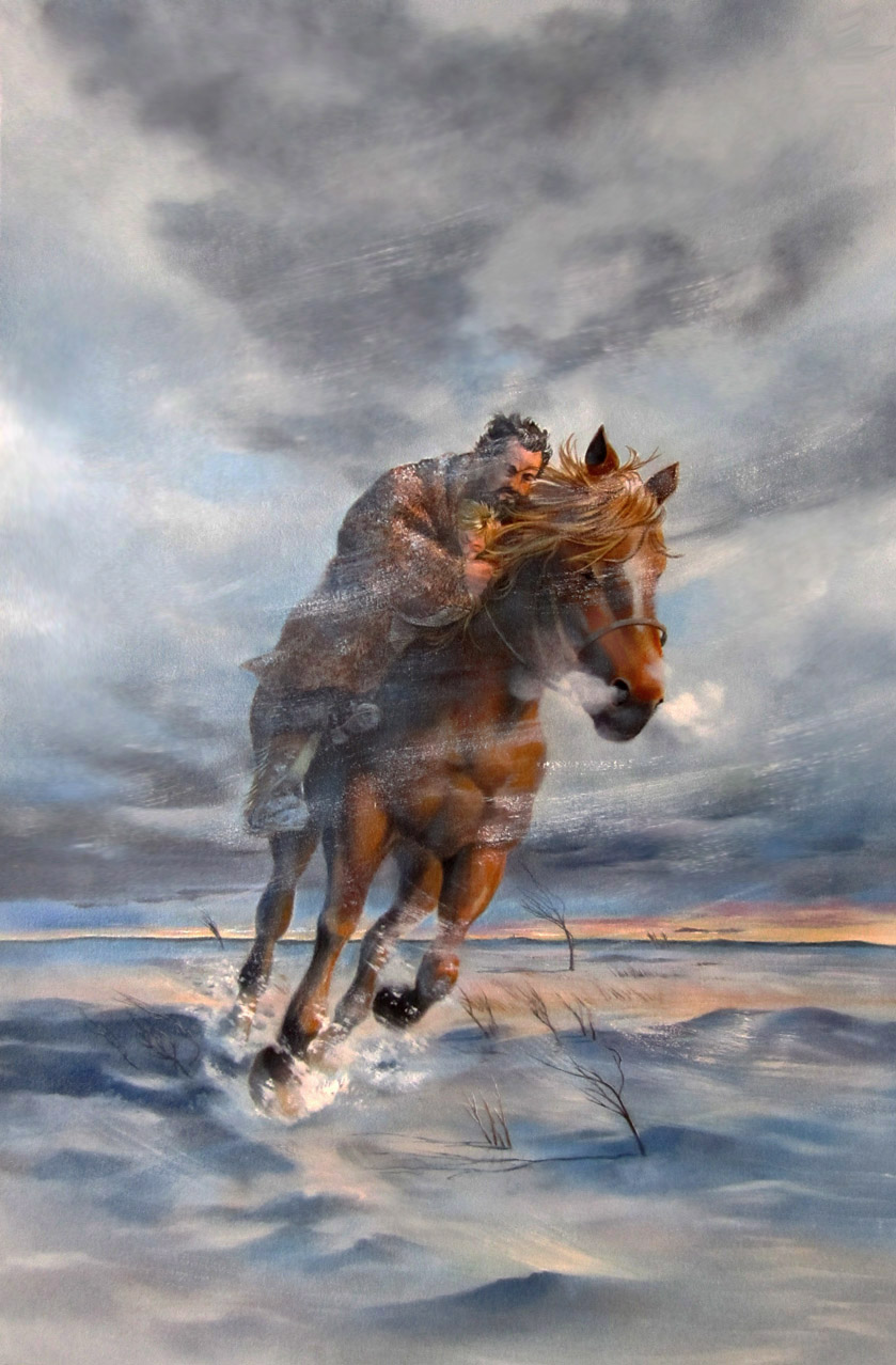 book cover: "Storm at Batoche
Client:  Stoddart Publishing