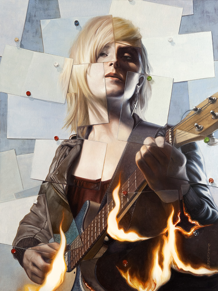 music, musician, guitar, guitarist, fire, 