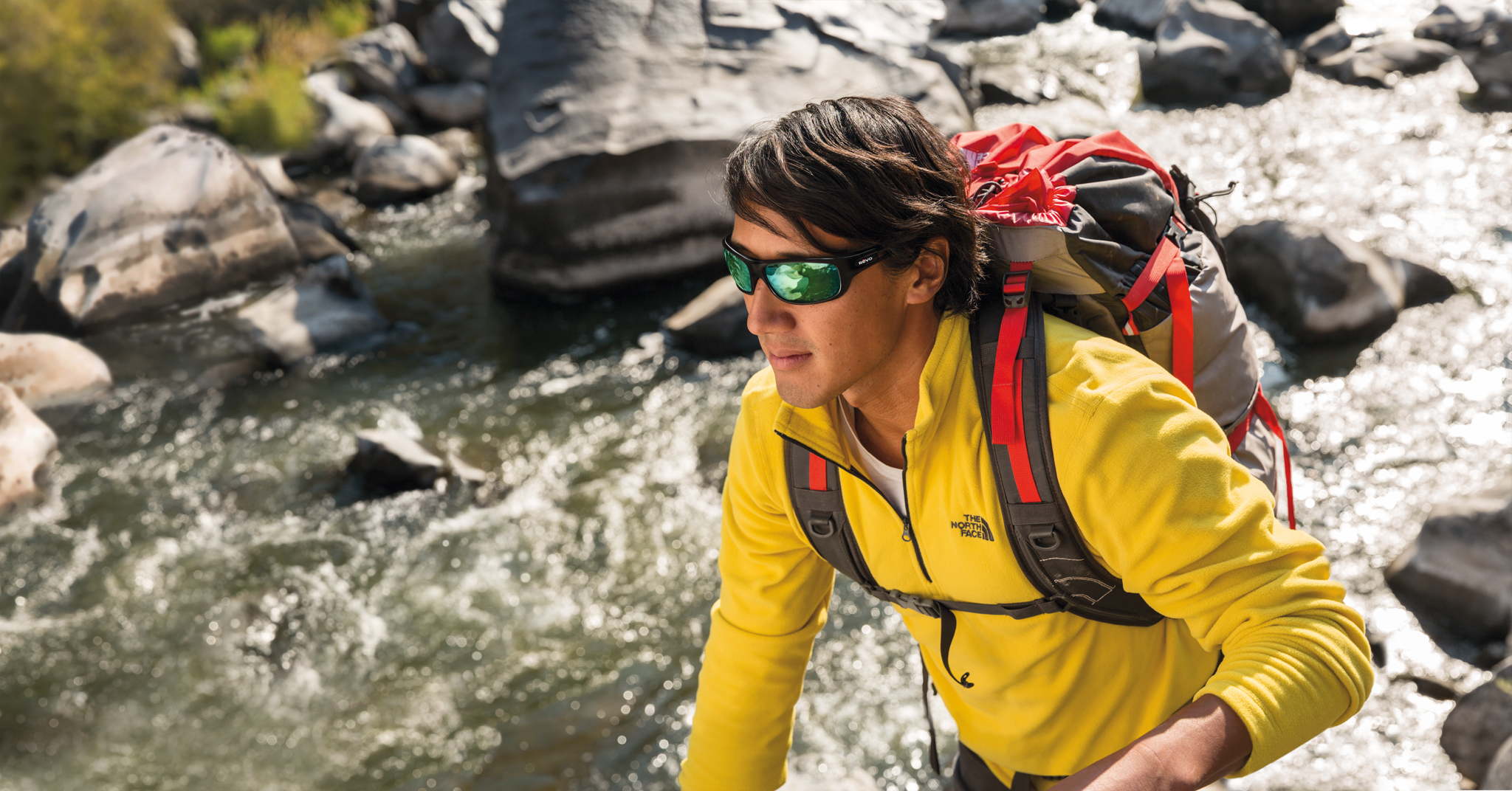the river in Smith Rock, OR for Revo Sunglasses
Agency: Factory Design Labs

