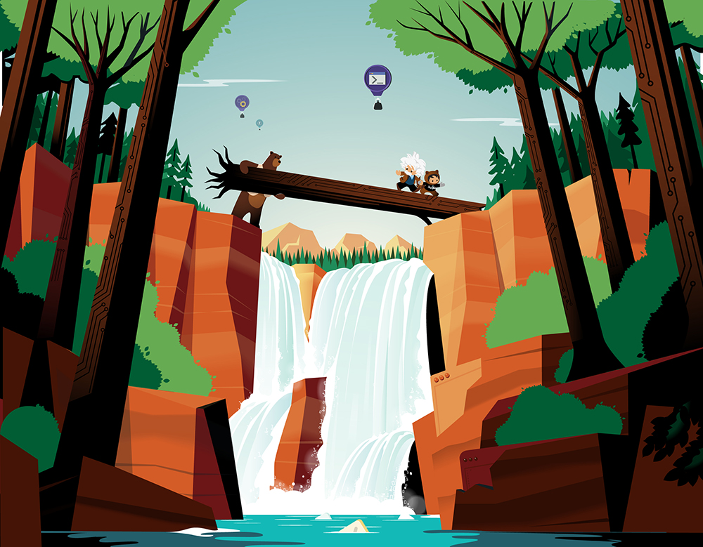 John Tomac
Salesforce - A Customer Relationship Management platform
Land of Code Mural Art
https://joaniebrep.com/john-tomac-83/ 
#illustration #sales #business #customer #mural #code