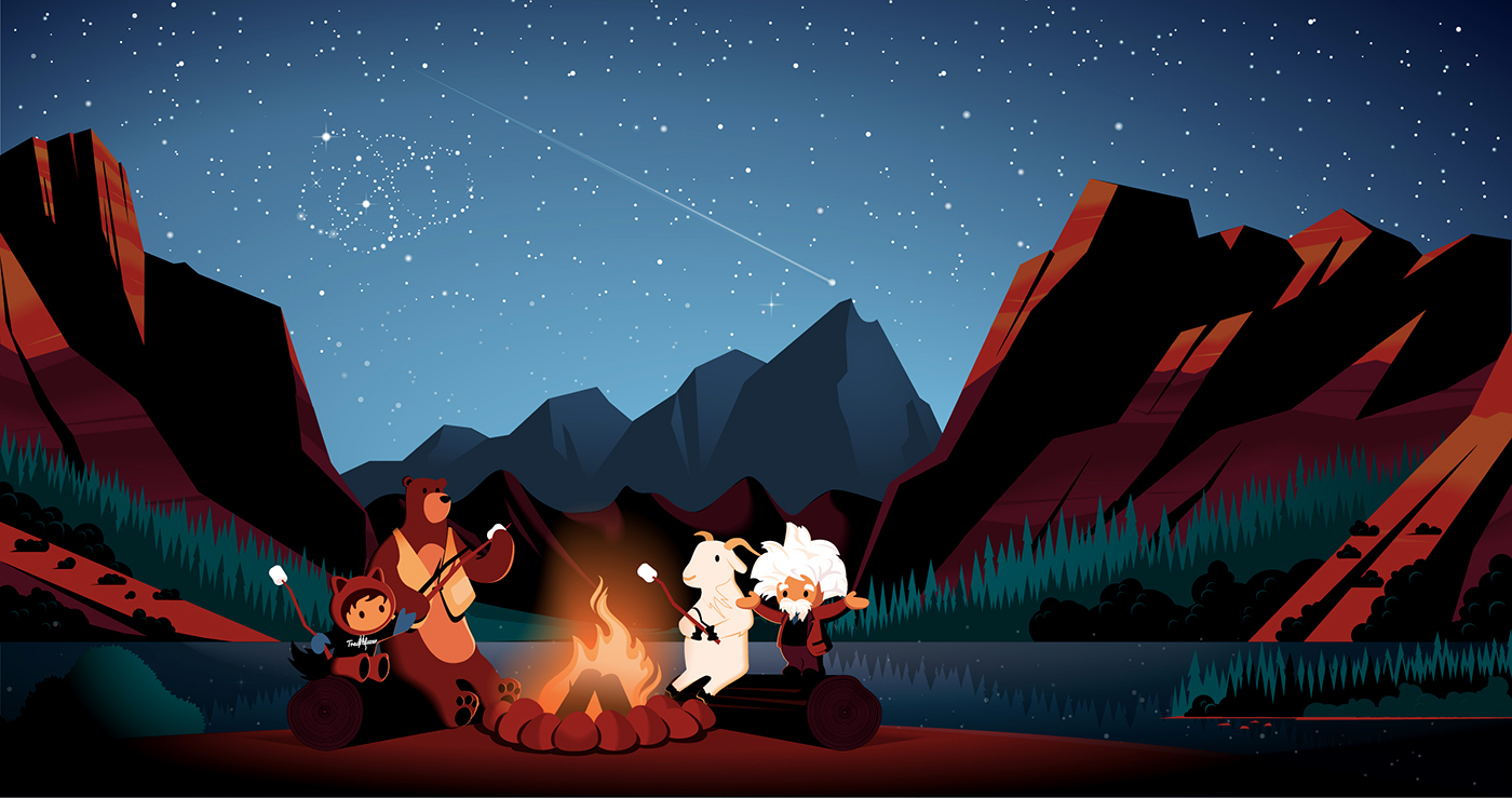 John Tomac
Salesforce
Land of Intelligence
#illustration #campfire #coding #landscape #underthestars
https://joaniebrep.com/john-tomac-84/