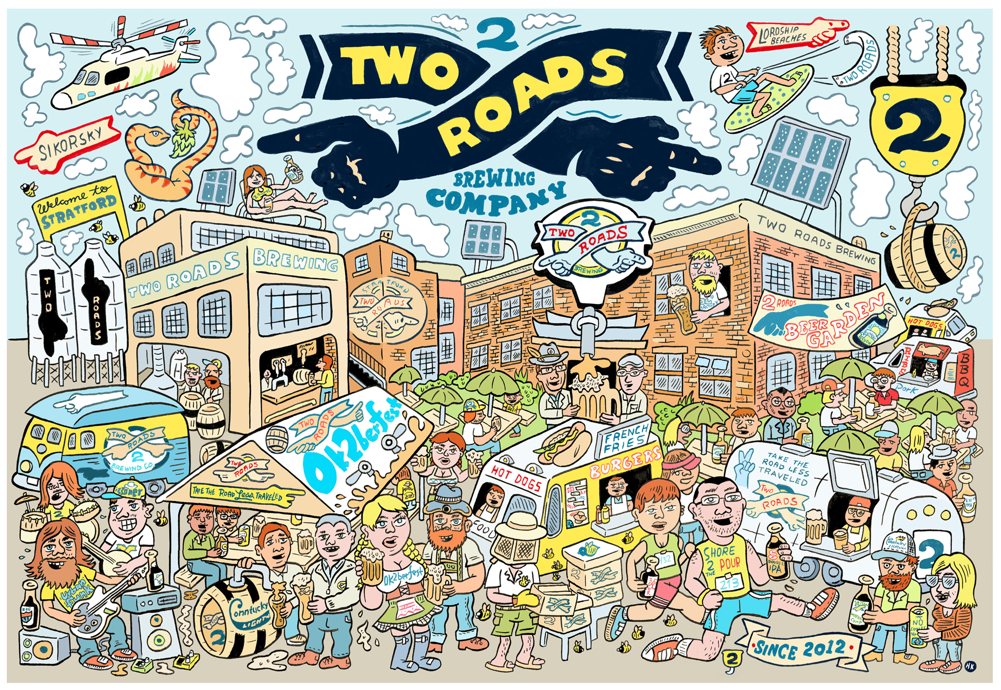 Poster for Connecticut Craft Brewery.
