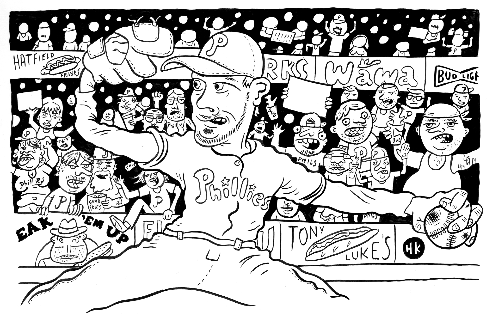 Illustration for Sports Blog. 