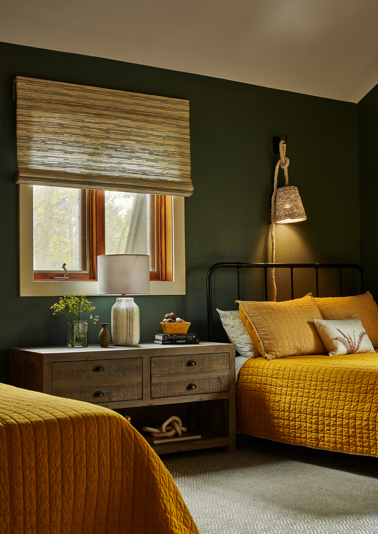Brianne Bishop Design - lake house
dark interior cozy bedroom
