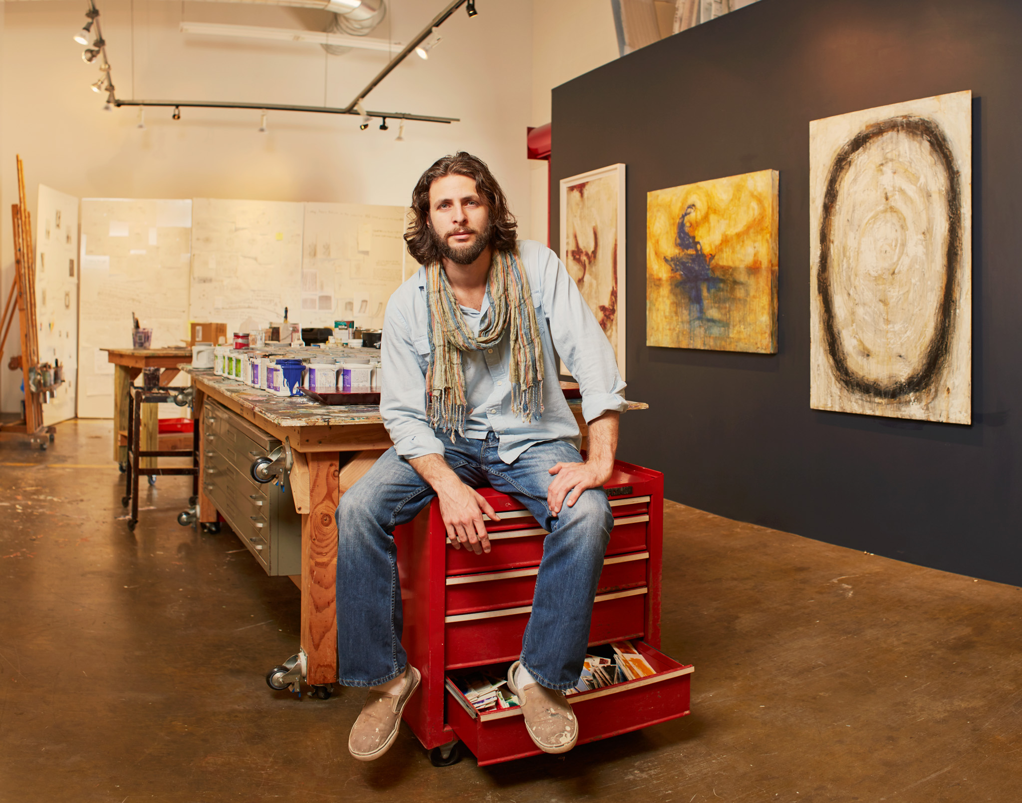 Artist Justin Garcia is photographed Monday afternoon April 27, 2015 at his studio in Houston, TX.

Nathan Lindstrom Photography

©2015 Nathan Lindstrom