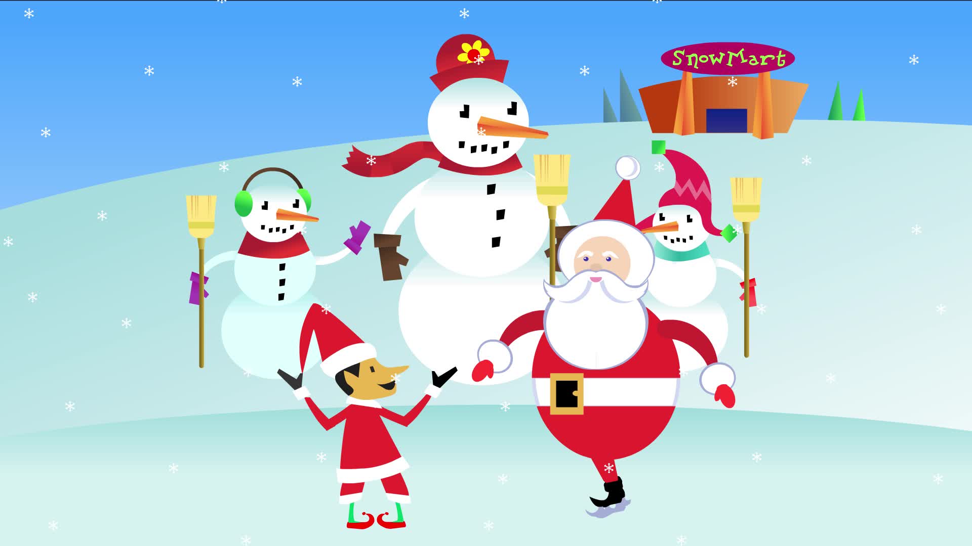 Holiday greeting created for Bobtail security devices.