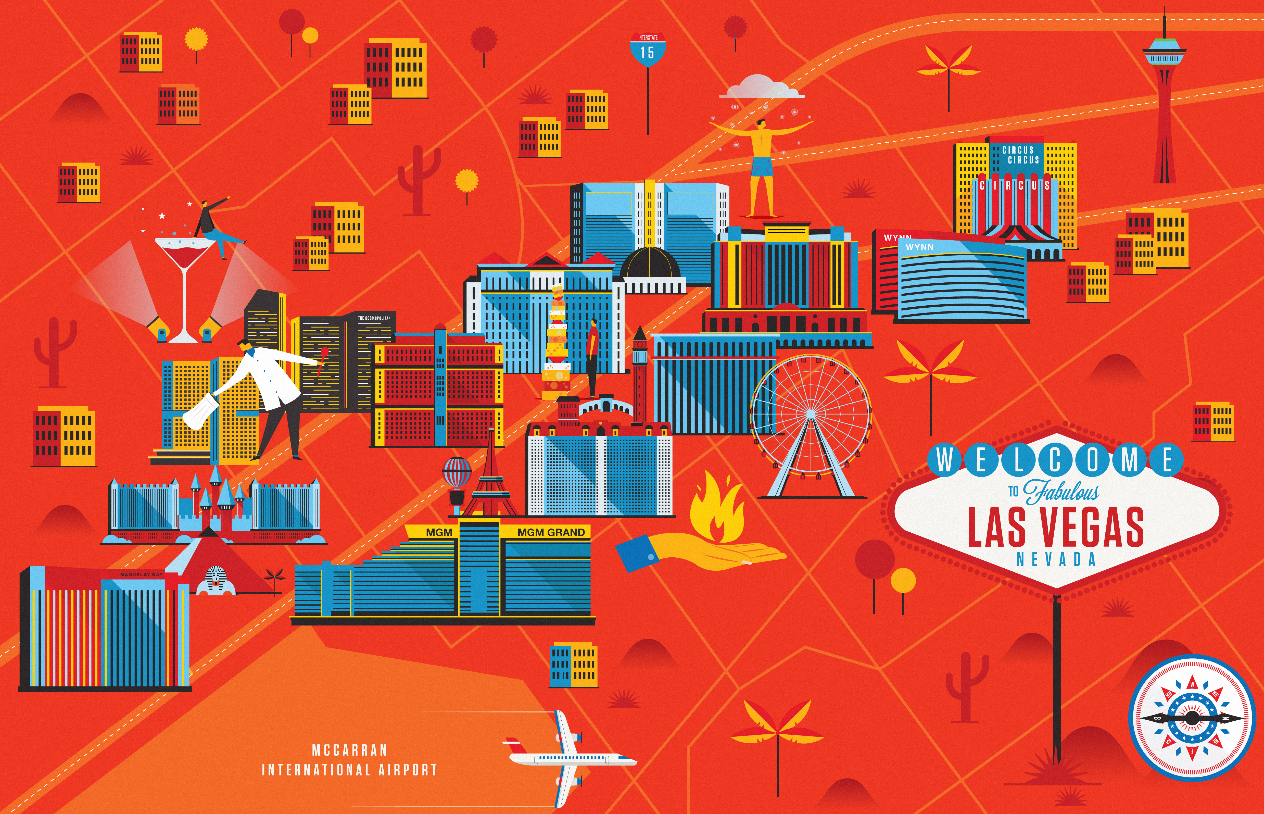Campaign for British Airways Las Vegas route 