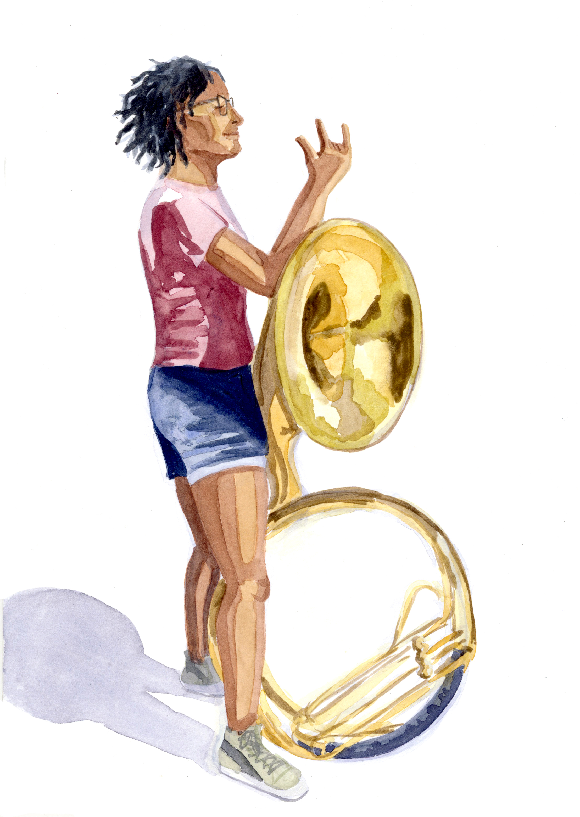 I saw Shavon perform with Gabriel Brass Band at ICON 10 in Detroit, and I was captivated by her! Love her attitude. 