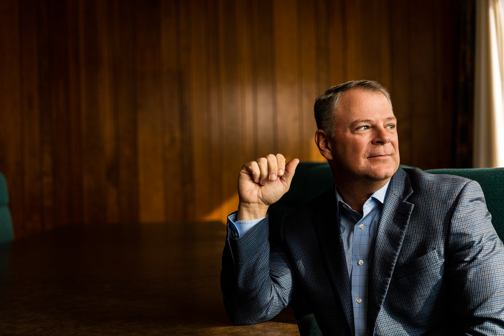 Editorial Portrait of a Banking Executive for Independent Banker Magazine