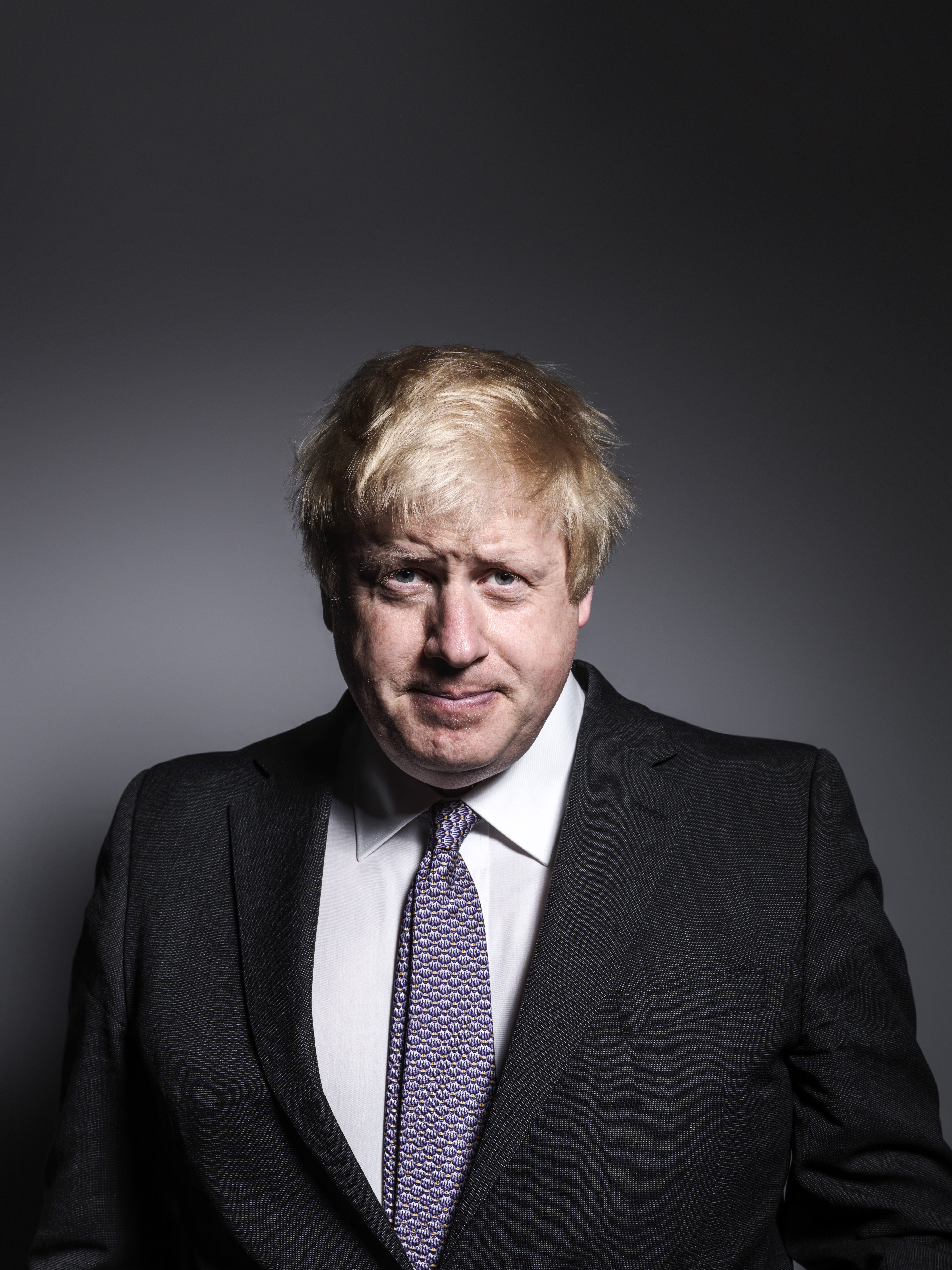 A portrait of British politician Boris Johnson for the Sunday Times 