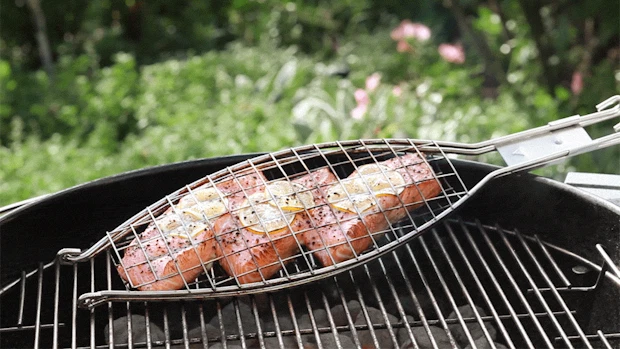 Grilling Salmon on a Weber Grill