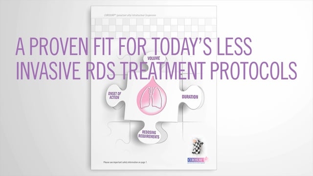 An animation showing how the client's product becomes the missing piece of the puzzle of treatment for premature babies.
