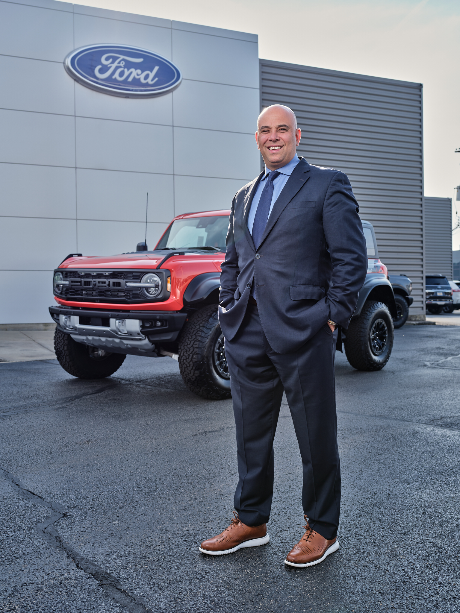 Portrait of Ford dealership owner 
