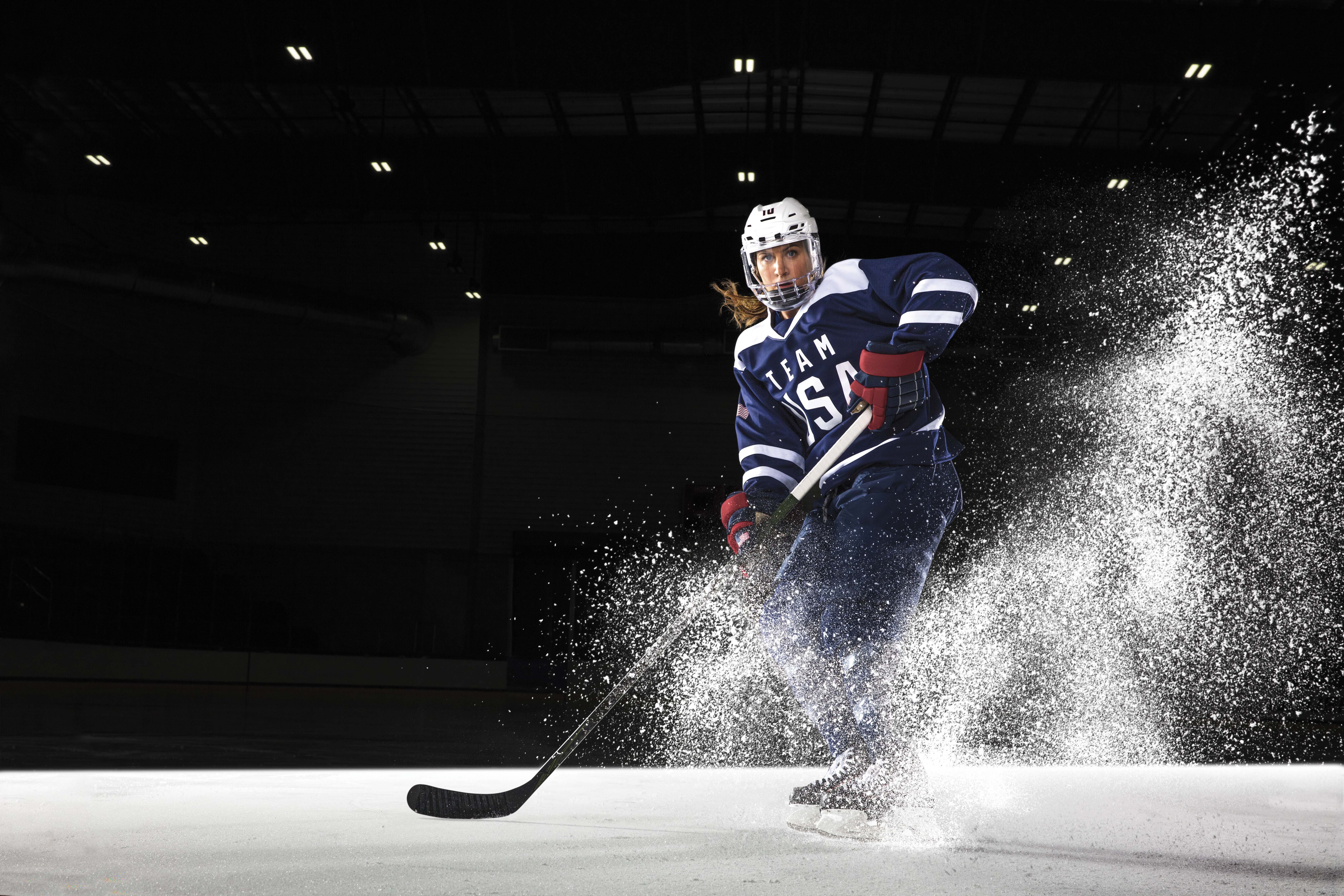 Olympic Gold medalist Meghan Duggan shot for Proctor and Gamble