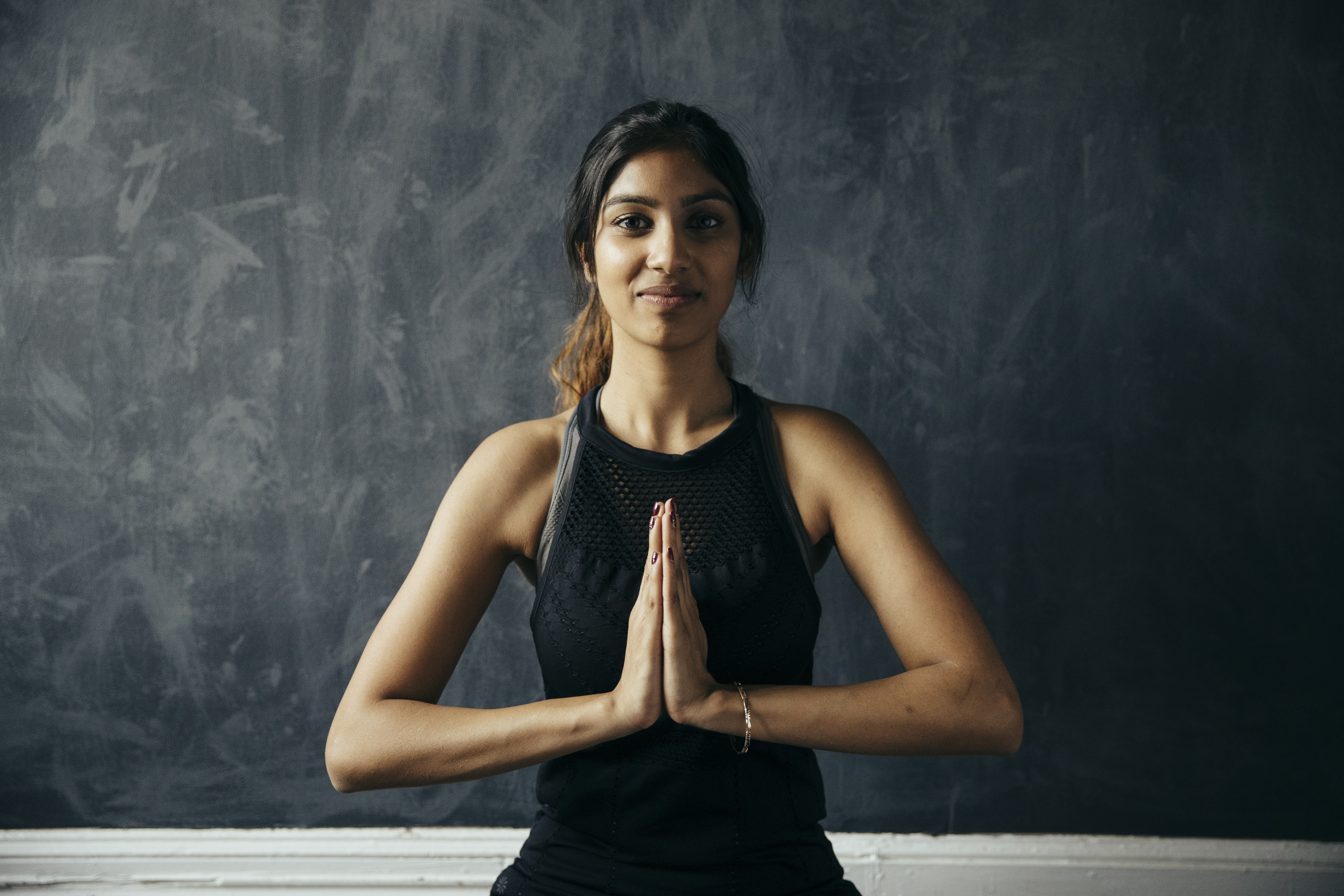 Female yoga