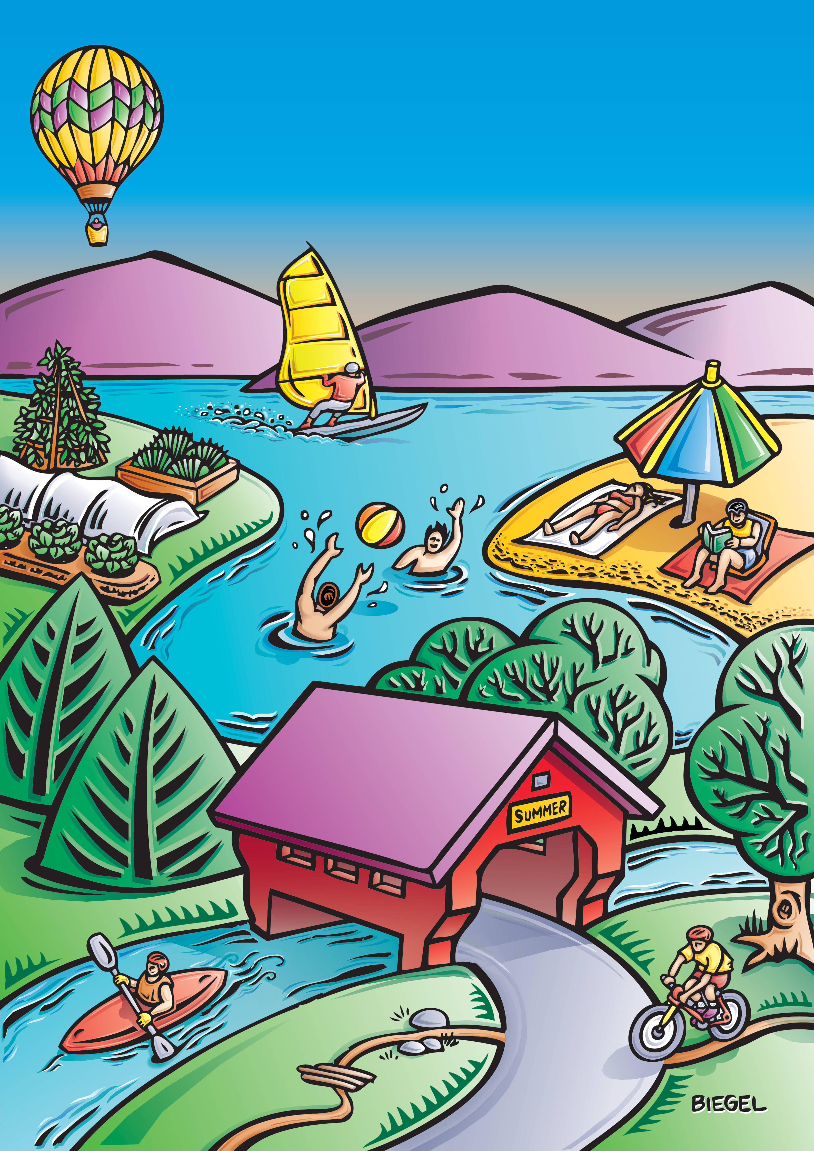 Cover Illustration for Seven Days
