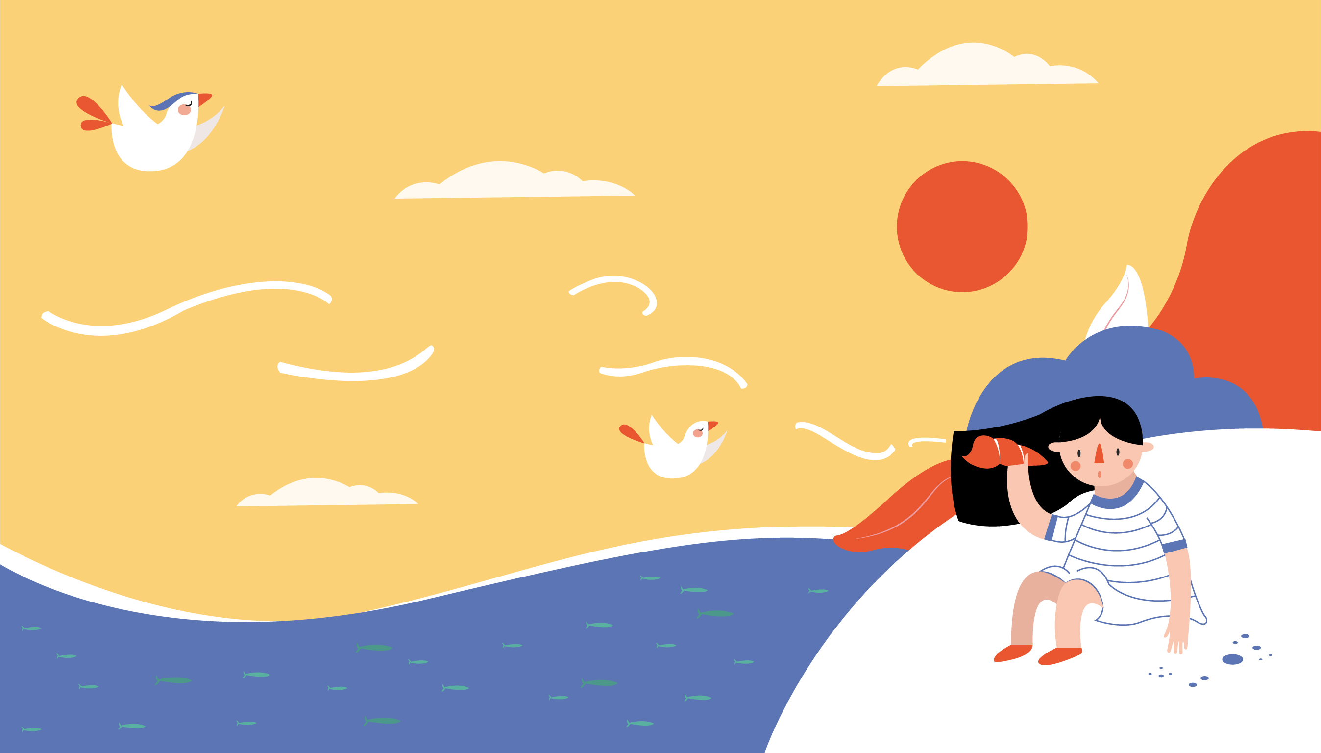 The sound of the wind