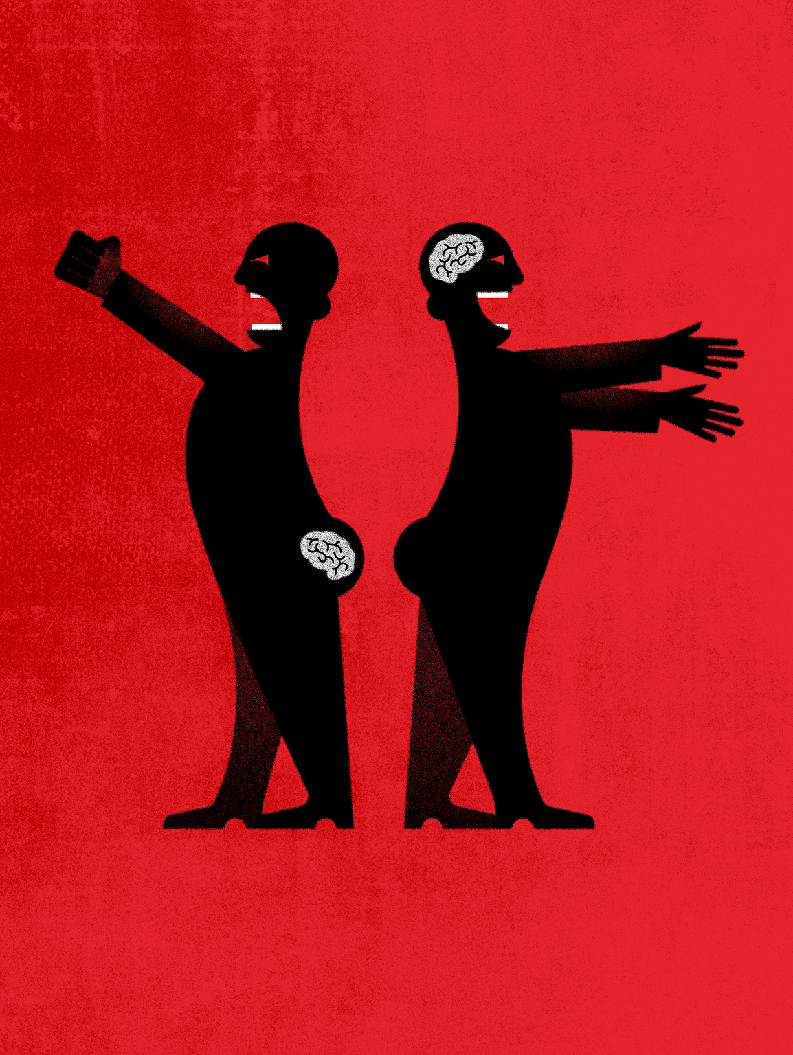 Illustration included in Ih8war campaign and published in Adbusters Issue 127.