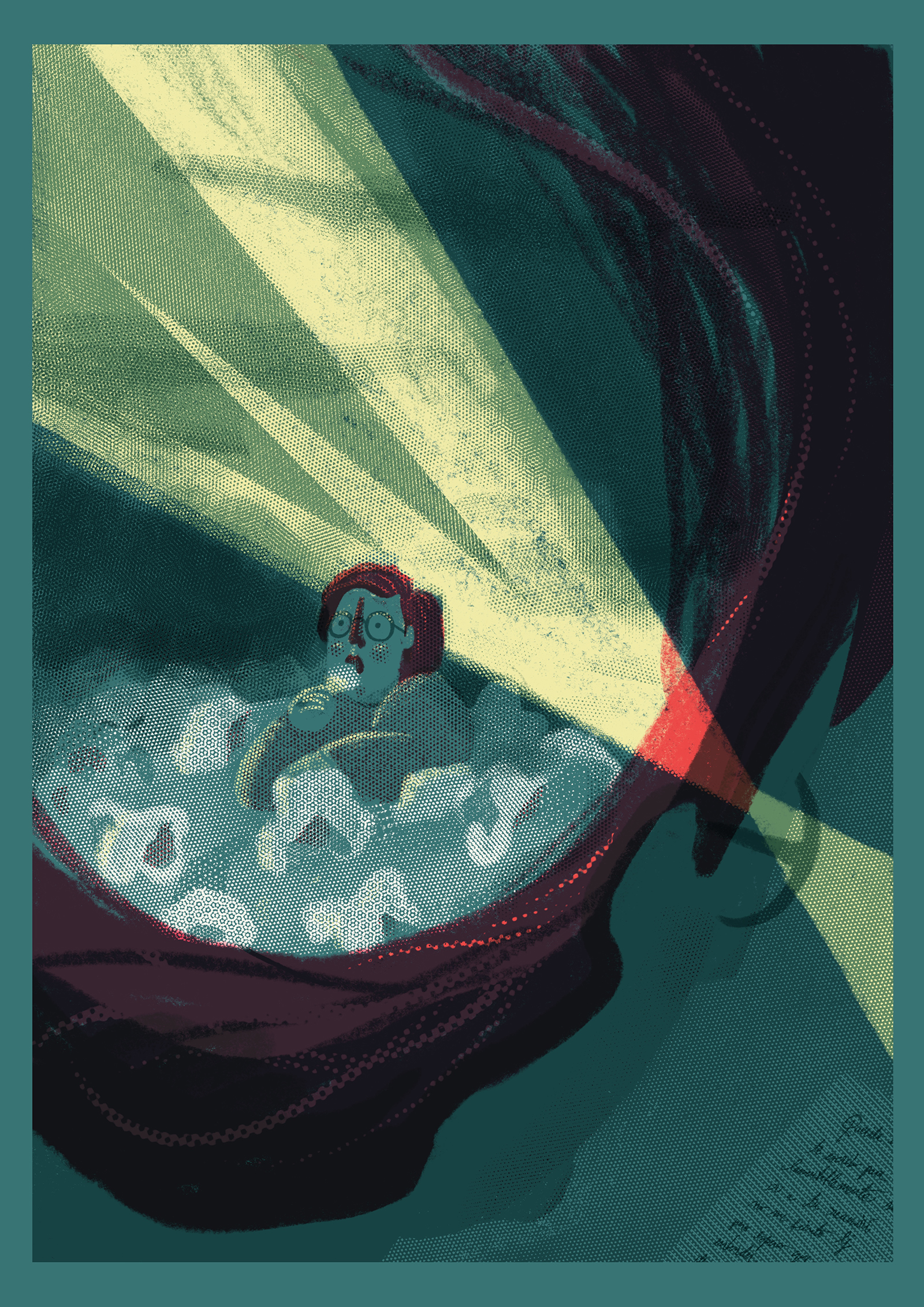 Wort.wört.lich: Personal project, illustration series on exceptional German words