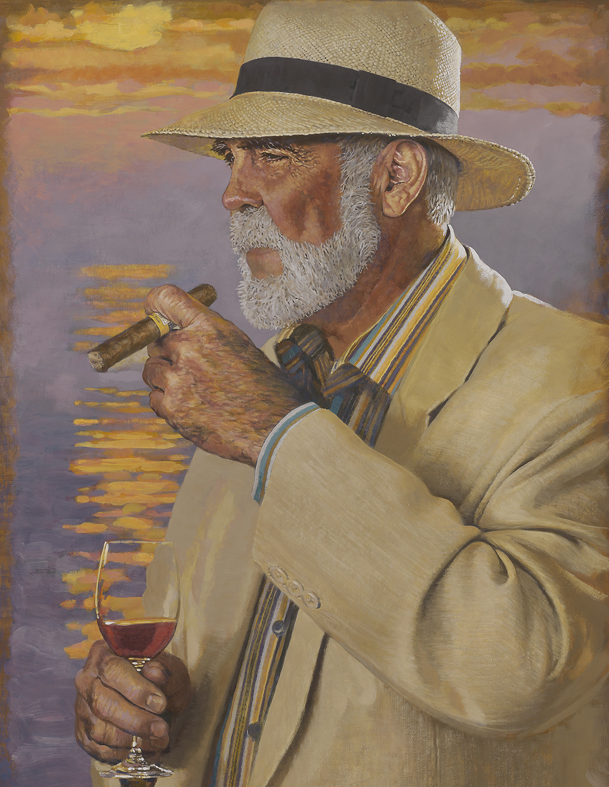 corporate portrait painting