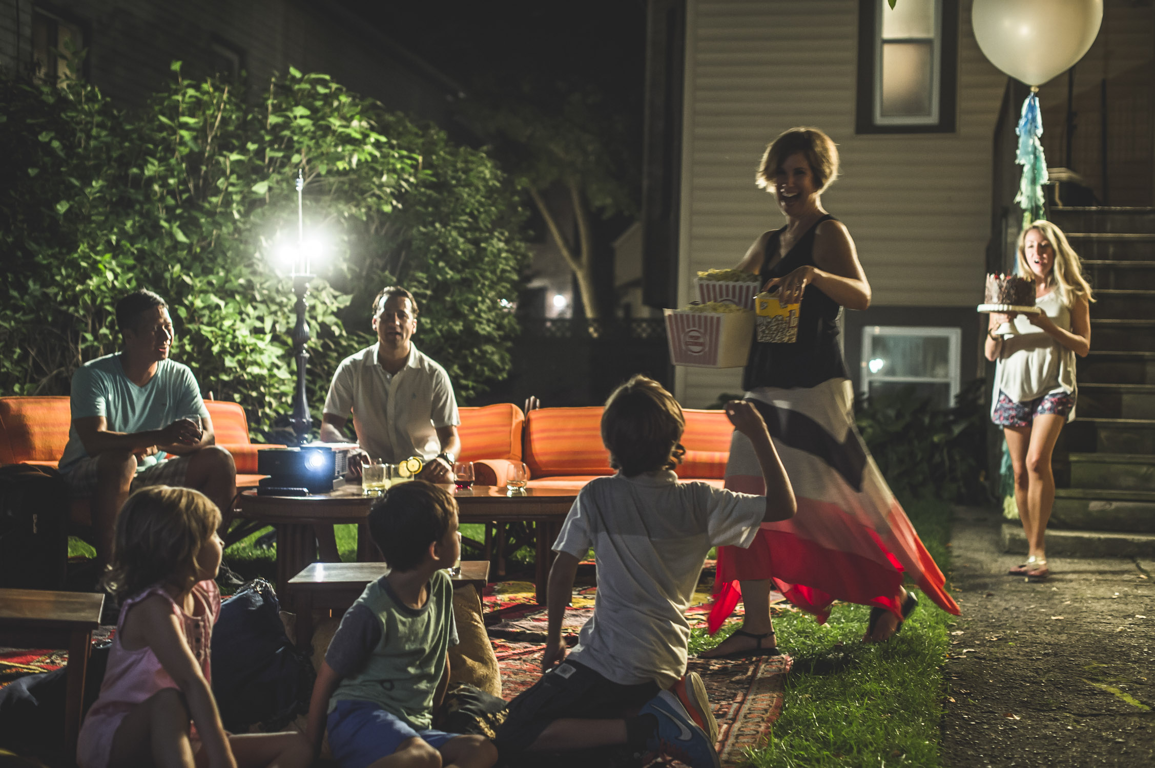 outdoor movie night