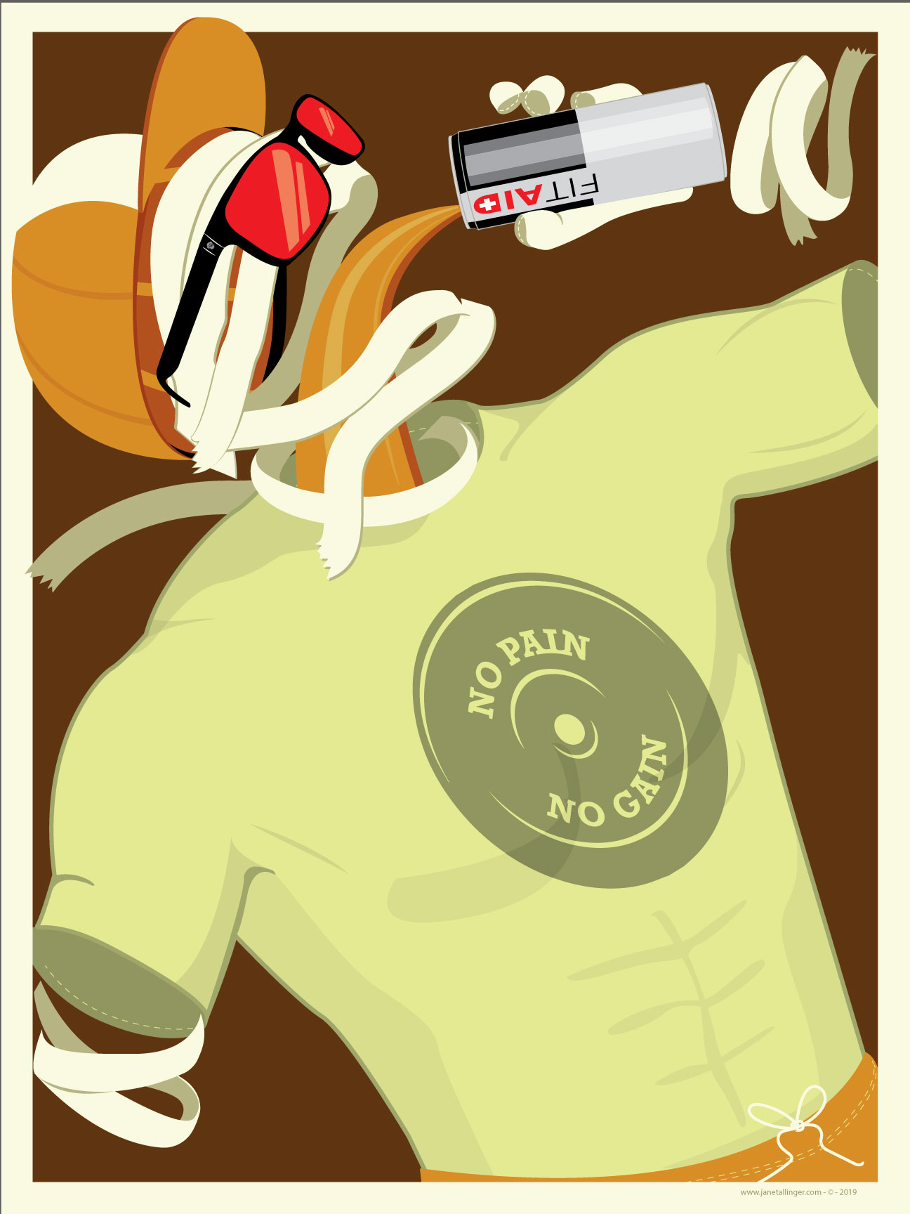 Invisible Man drinks FitAid