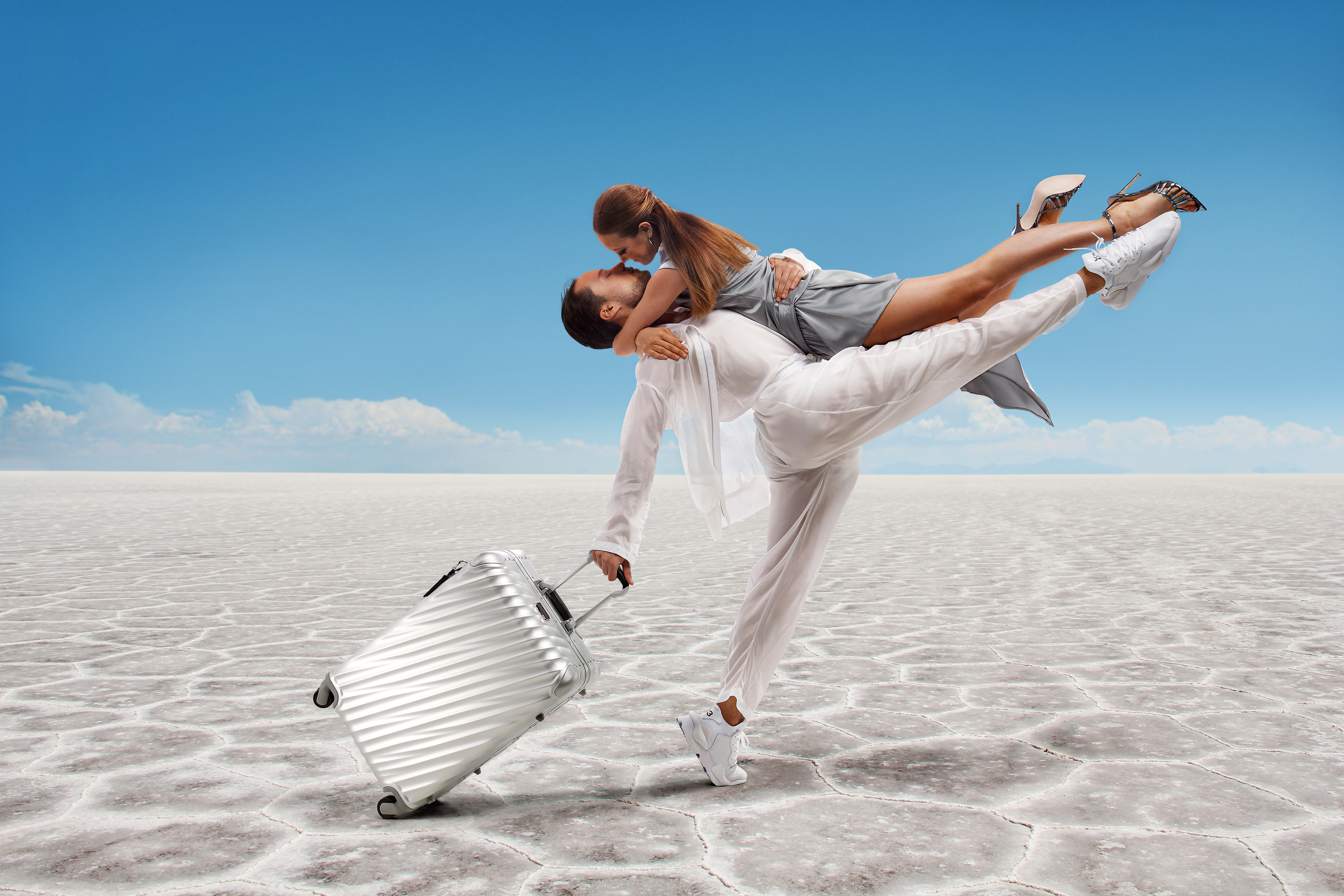 Conceptual image with two dancers from American Ballet Theatre