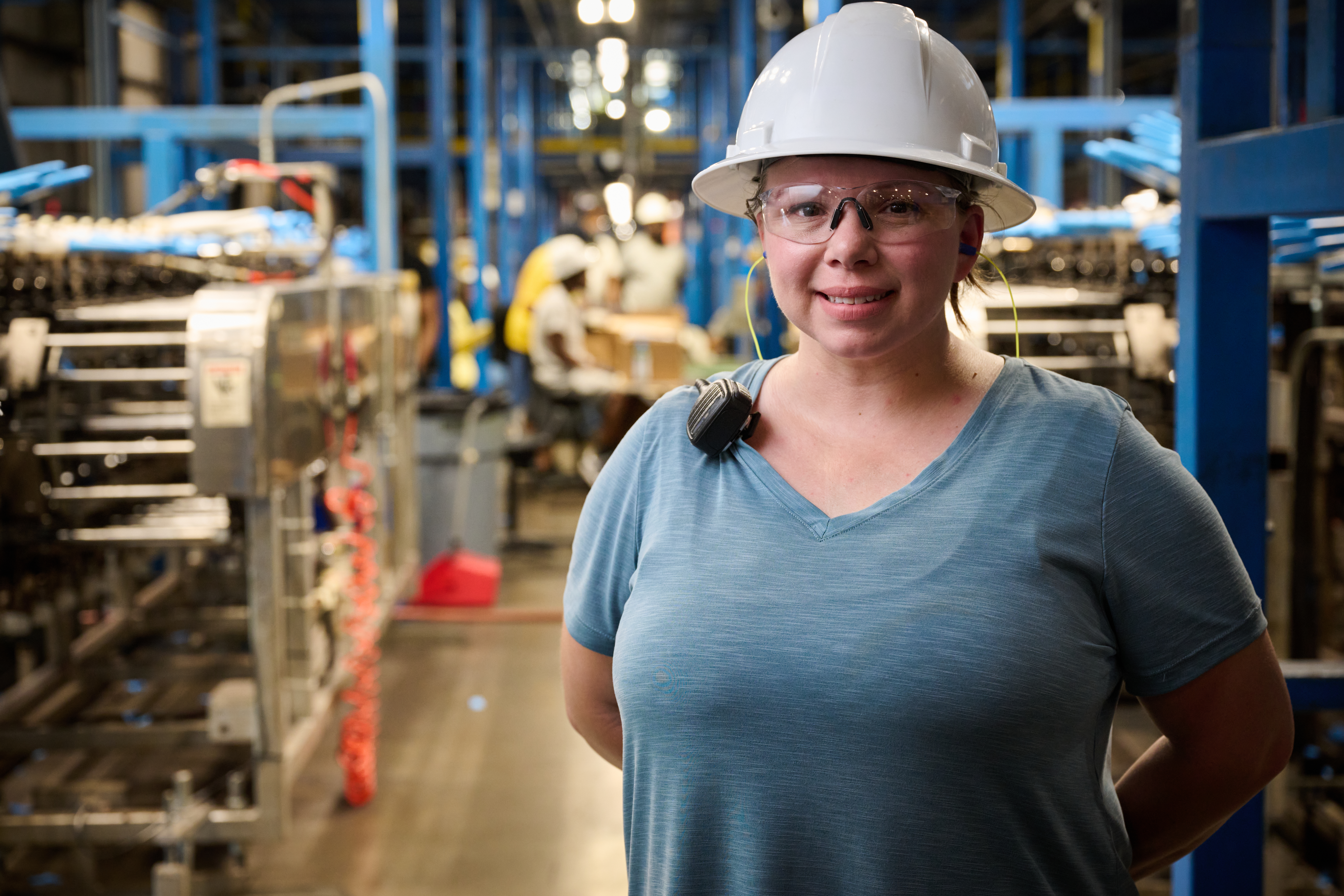 From the factory floor to the front lines, dedication and hard work define her every day. With a focus on safety, efficiency, and teamwork, she stands as a proud part of the engine that keeps everything running smoothly.