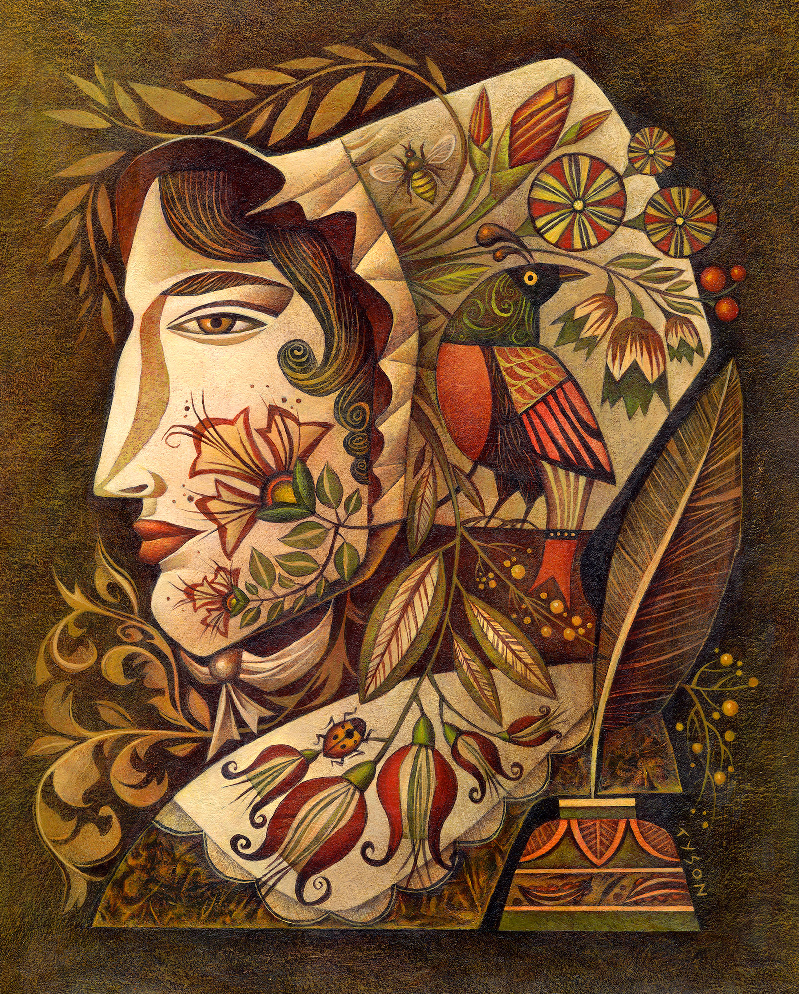An imagined portrait of this inspirational thinker and writer in full intellectual ferment | Client: National Endowment for the Humanities